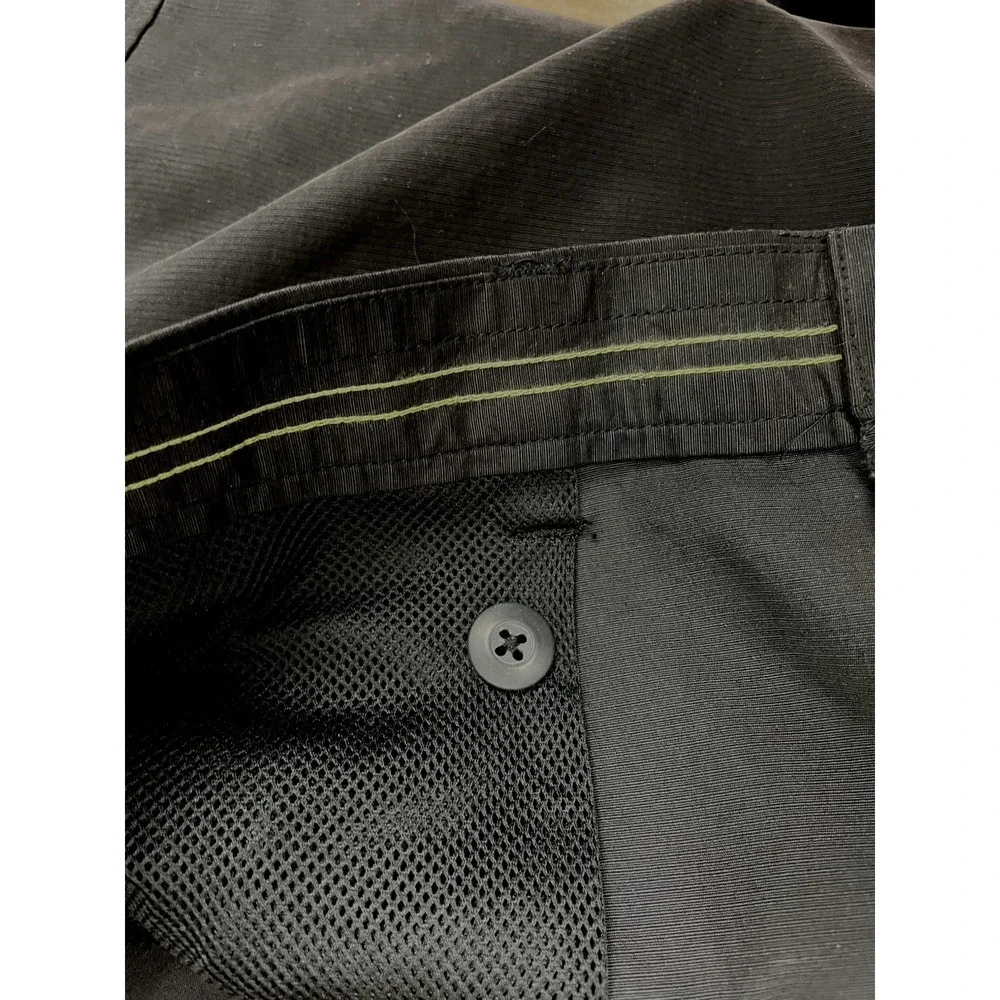 New IZOD XFG Golf Shorts Mens Classic Fit Black Flat Frnt Style5063 Size 40  NWT